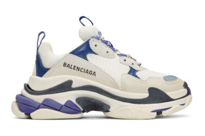 Triple S White Blue Violet