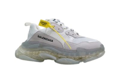 Triple S White Transparent