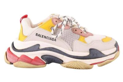 Triple S Cream Yellow Red