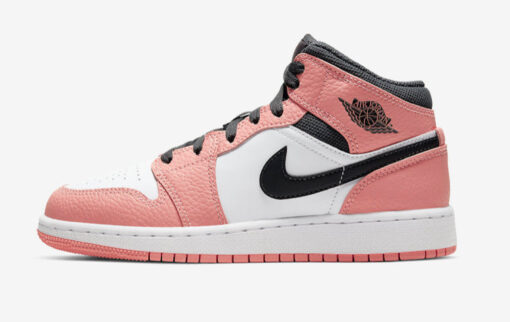 AIR JORDAN 1 MID GS PINK QUARTZ