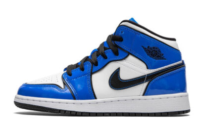 NIKE AIR JORDAN 1 MID SIGNAL BLUE