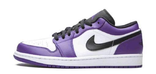 NIKE AIR JORDAN 1 LOW COURT PURPLE WHITE