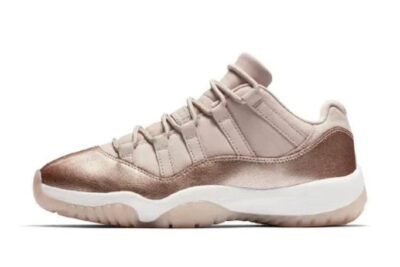 NIKE AIR JORDAN 11 BEIGE AND GOLD