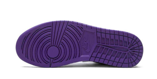 NIKE AIR JORDAN 1 LOW COURT PURPLE WHITE - Image 4