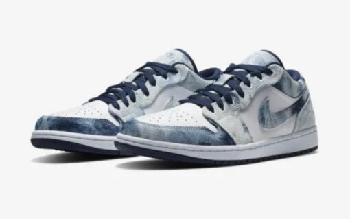 NIKE AIR JORDAN 1 LOW WASHED DENIM - Image 2