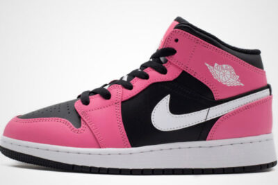 NIKE AIR JORDAN 1 MID PINK BLACK