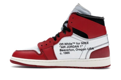 NIKE JORDAN 1 OFF WHITE RETRO RED