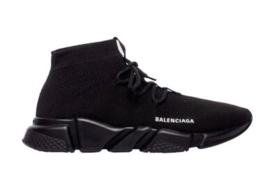 BALENCIAGA SPEED TRAINER LACE UP BLACK