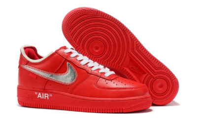 NIKE AIR FORCE X OFF WHITE 20 RED