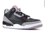 NIKE AIR JORDAN 3 BLACK (GRAY DETAILS)