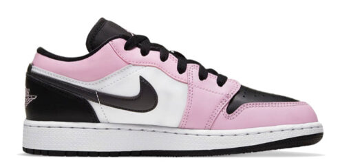 NIKE AIR JORDAN 1 LOW WHITE LIGHT ARTIC PINK - Image 2