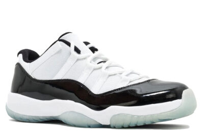 NIKE AIR JORDAN 11 LOW WHITE X BLACK