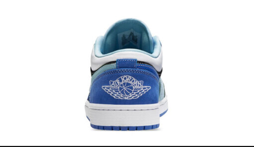 NIKE AIR JORDAN 1 LOW BLACK LASER BLUE - Image 3