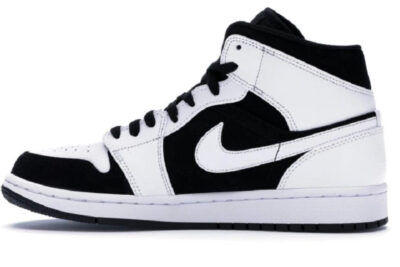 NIKE AIR JORDAN 1 MID WHITE BLACK