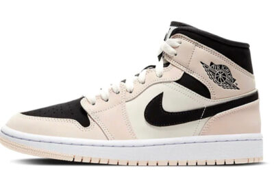 NIKE AIR JORDAN 1 MID BARELY ORANGE