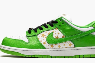 NIKE SB DUNK LOW SUPREME GREEN