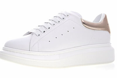 ALEXANDER MCQUEEN GOLD WHITE