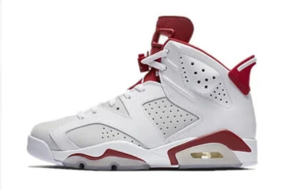 NIKE AIR JORDAN 6 WHITE (RED)