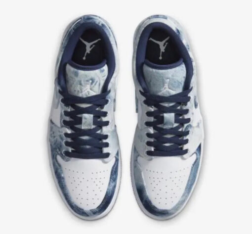 NIKE AIR JORDAN 1 LOW WASHED DENIM - Image 3