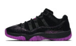 NIKE AIR JORDAN 11 LOW BLACK X PURPLE