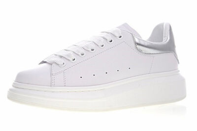 ALEXANDER MCQUEEN WHITE SILVER