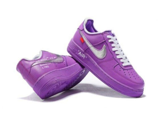 NIKE AIR FORCE X OFF WHITE 20 LILA - Image 2