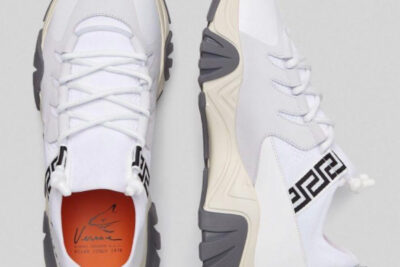 SQUALO TRAINERS KNITE WHITE