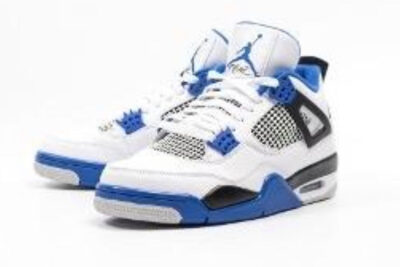 NIKE AIR JORDAN 4 WHITE X BLUE