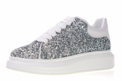 Alexander McQueen Metallic Silver