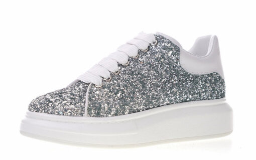 Alexander McQueen Metallic Silver