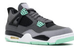 NIKE AIR JORDAN 4 BLACK GREY GREEN