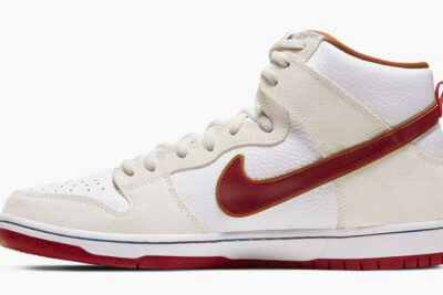 NIKE SB DUNK HIGH TEAM CRIMSON