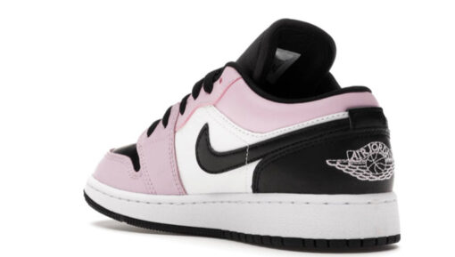 NIKE AIR JORDAN 1 LOW WHITE LIGHT ARTIC PINK - Image 3