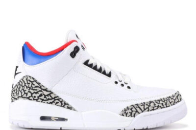 NIKE AIR JORDAN 3 WHITE (BLUERED)