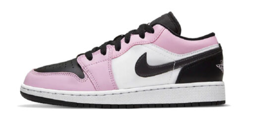 NIKE AIR JORDAN 1 LOW WHITE LIGHT ARTIC PINK