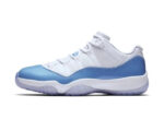 NIKE AIR JORDAN 11 WHITE AND LIGHT BLUE