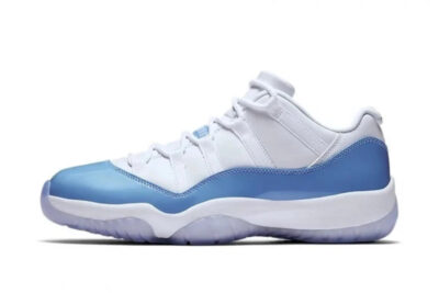 NIKE AIR JORDAN 11 WHITE AND LIGHT BLUE