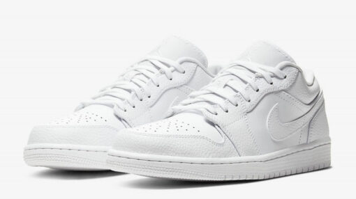 NIKE AIR JORDAN 1 LOW WHITE - Image 3
