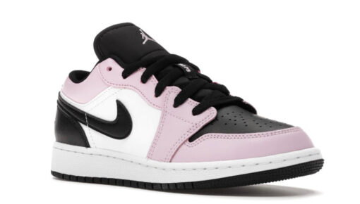 NIKE AIR JORDAN 1 LOW WHITE LIGHT ARTIC PINK - Image 4