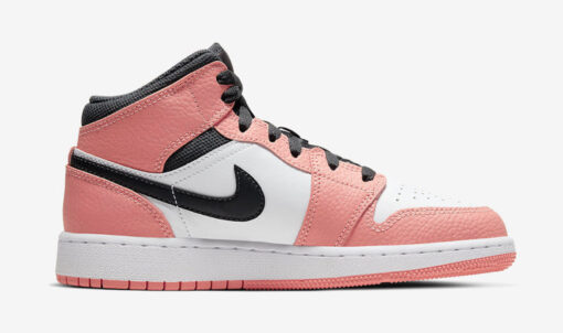 AIR JORDAN 1 MID GS PINK QUARTZ - Image 3