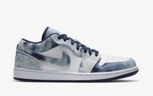 NIKE AIR JORDAN 1 LOW WASHED DENIM - Image 5