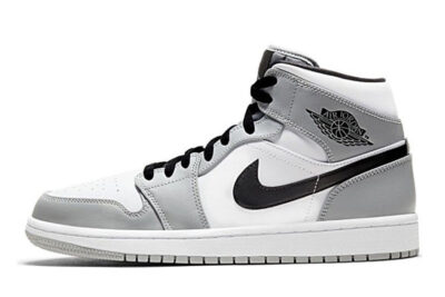 NIKE AIR JORDAN 1 MID LIGHT SMOKE GRAY