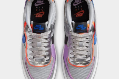 NIKE AIR FORCE SHADOW GREY LASER ORANGE