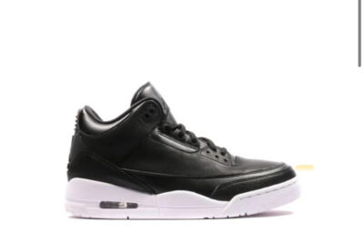 NIKE AIR JORDAN 3 BLACK (WHITE SOLE)