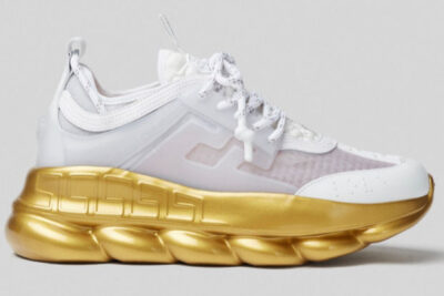 VERSACE CHAIN REACTION WHITE GOLD