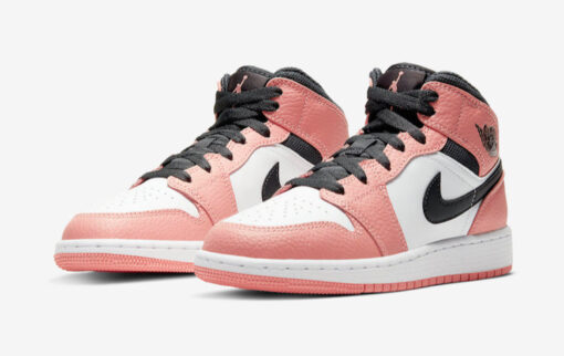 AIR JORDAN 1 MID GS PINK QUARTZ - Image 2