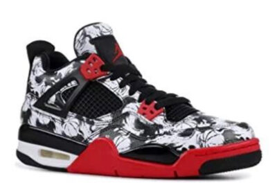 NIKE AIR JORDAN 4 BLACK X WHITE X RED