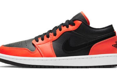NIKE AIR JORDAN 1 LOW ORANGE BLACK