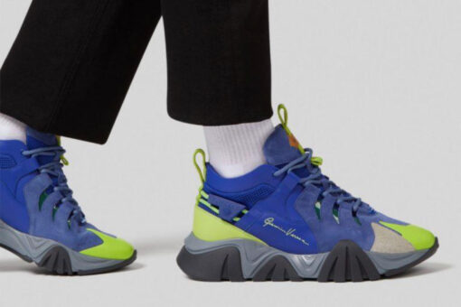 SQUALO TRAINERS BLUE - Image 3