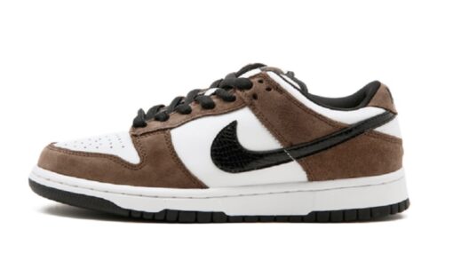 Nike SB Dunk Low White Black Trail End Brown